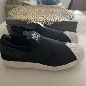 Adidas slip on shoes. Size 7.